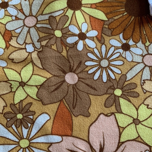 Retro Floral Design Pull on Lounge Shorts - Picture 3 of 10